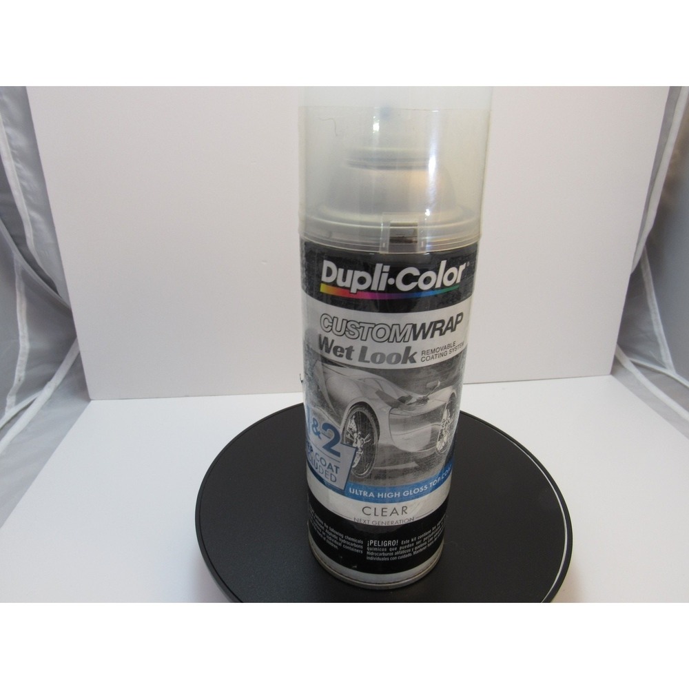 Dupli-Color Custom Wrap Wet Look Clear‎ Removable Coating System 2 Cans 22 FL OZ
